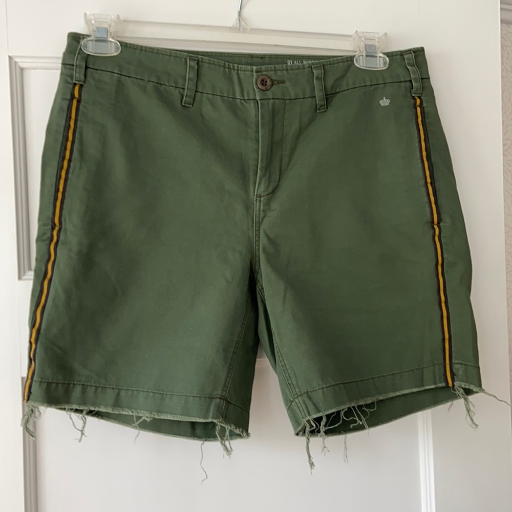 Women’s army green shorts